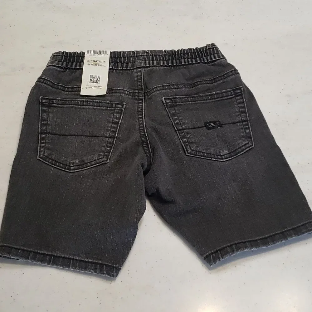 NWT Boys Signature Levi's GOLD Pull-On Shorts Sz S